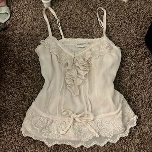 White top abercrombie size small